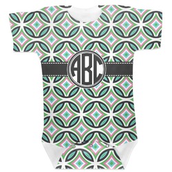 Geometric Circles Baby Bodysuit 12-18 (Personalized)
