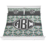 Geometric Circles Comforter Set - King (Personalized)