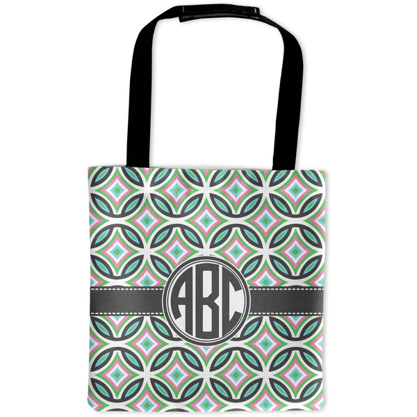 Custom Geometric Circles Auto Back Seat Organizer Bag (Personalized)