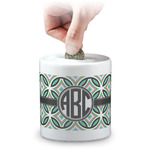 Geometric Circles Coin Bank (Personalized)