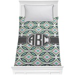 Geometric Circles Comforter - Twin (Personalized)