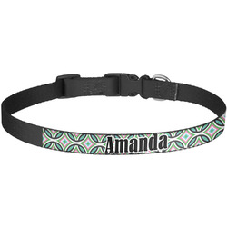 Geometric Circles Dog Collar - Large (Personalized)