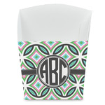 Geometric Circles French Fry Favor Boxes (Personalized)