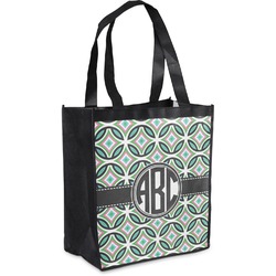 Geometric Circles Grocery Bag (Personalized)