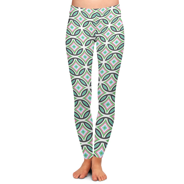 Custom Geometric Circles Ladies Leggings