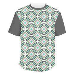 Geometric Circles Men's Crew T-Shirt - X Large