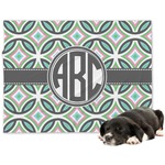 Geometric Circles Dog Blanket - Regular (Personalized)