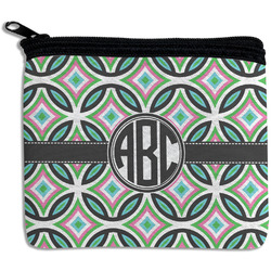 Geometric Circles Rectangular Coin Purse (Personalized)