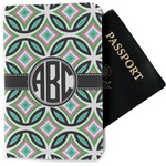 Geometric Circles Passport Holder - Fabric (Personalized)