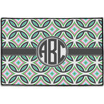 Geometric Circles Door Mat - 36"x24" (Personalized)