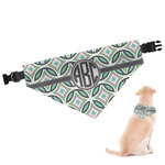 Geometric Circles Dog Bandana - Small (Personalized)