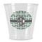 Geometric Circles Plastic Shot Glasses - Front/Main