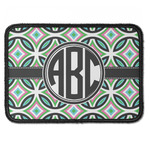 Geometric Circles Iron On Rectangle Patch w/ Monogram