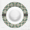 Geometric Circles Round Linen Placemats - LIFESTYLE (single)