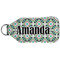 Geometric Circles Sanitizer Holder Keychain - Large (Back)