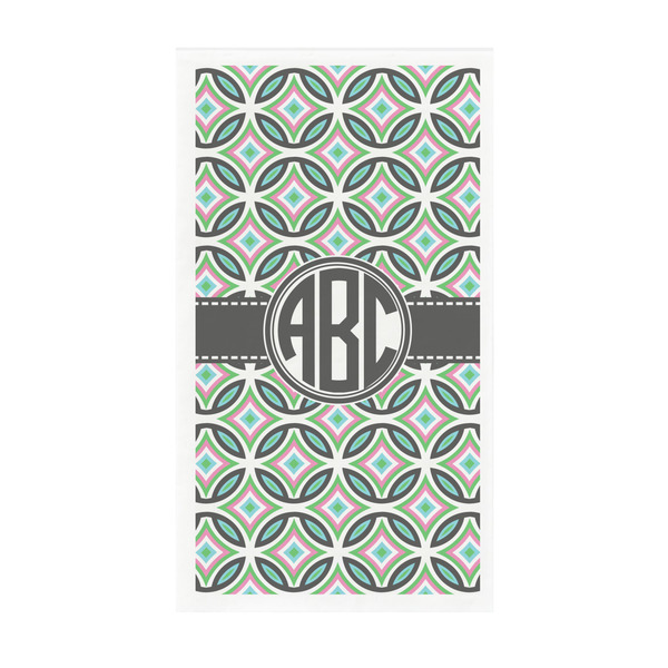 Custom Geometric Circles Guest Paper Towels - Full Color - Standard (Personalized)