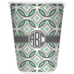 Geometric Circles Waste Basket (Personalized)