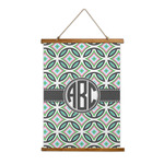 Geometric Circles Wall Hanging Tapestry - Tall (Personalized)