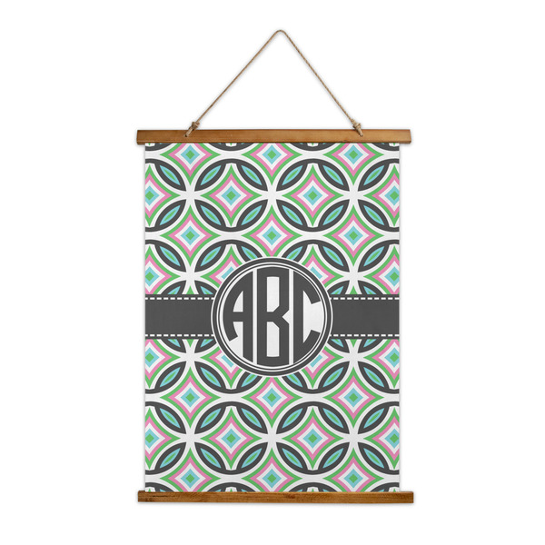 Custom Geometric Circles Wall Hanging Tapestry - Tall (Personalized)