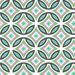 Geometric Circles Wallpaper & Surface Covering (Peel & Stick 24"x 24" Sample)