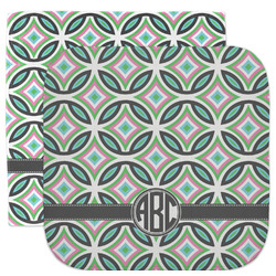 Geometric Circles Facecloth / Wash Cloth (Personalized)