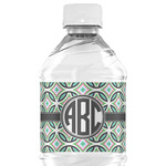 Geometric Circles Water Bottle Labels - Custom Sized (Personalized)