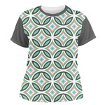 Geometric Circles Women's Crew T-Shirt