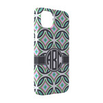 Geometric Circles iPhone Case - Plastic - iPhone 14 (Personalized)