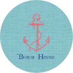 Chic Beach House Multipurpose Round Labels - 1"