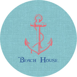 Chic Beach House Multipurpose Round Labels - 1"