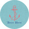 Chic Beach House 1" Multipurpose Round Labels - Single Sticker