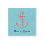 Chic Beach House Wood Print - 12x12