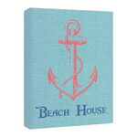 Chic Beach House Canvas Print - 16x20