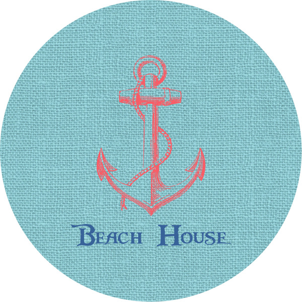 Custom Chic Beach House Multipurpose Round Labels - 2"