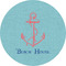 Chic Beach House 2" Multipurpose Round Labels - Single Sticker