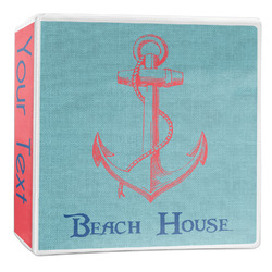 Chic Beach House 3-Ring Binder - 2 inch