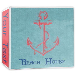 Chic Beach House 3-Ring Binder - 3 inch