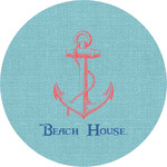 Chic Beach House Multipurpose Round Labels - 5"