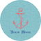 Chic Beach House 5" Multipurpose Round Label - Single Sticker