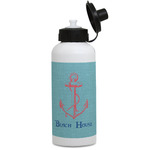 Chic Beach House Water Bottles - Aluminum - 20 oz - White