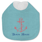 Chic Beach House Jersey Knit Baby Bib