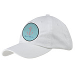 Chic Beach House Baseball Cap - White