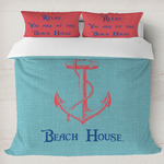 Chic Beach House Duvet Cover Set - King