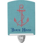 Chic Beach House Ceramic Night Light