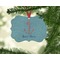 Chic Beach House Christmas Ornament (On Tree)