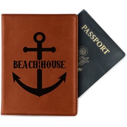 Chic Beach House Passport Holder - Faux Leather