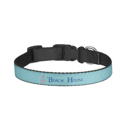 Chic Beach House Dog Collar - Large