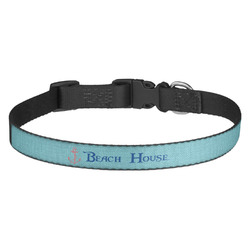 Chic Beach House Dog Collar - Medium