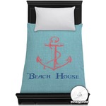 Chic Beach House Duvet Cover - Twin