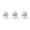 Chic Beach House Golf Balls - Generic - Set of 3 - APPROVAL